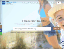 Tablet Screenshot of faroairporttransfersalgarve.com